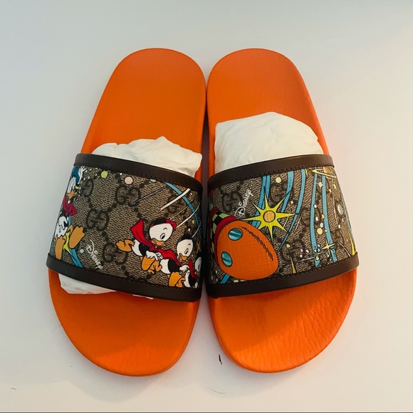 Gucci Donald Duck Slides /Shoes - Limited Addition 34/4 - Picture 2 of 7
